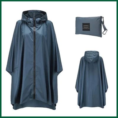 Cape de pluie bleu marine
