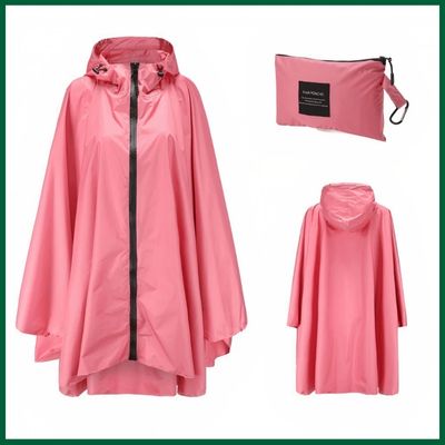 Cape de pluie rose