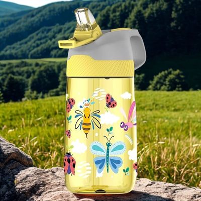 Gourde paille enfant insectes