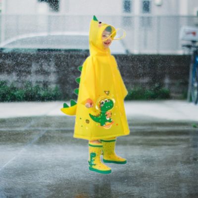 Poncho-de-pluie-enfant-dinosaure