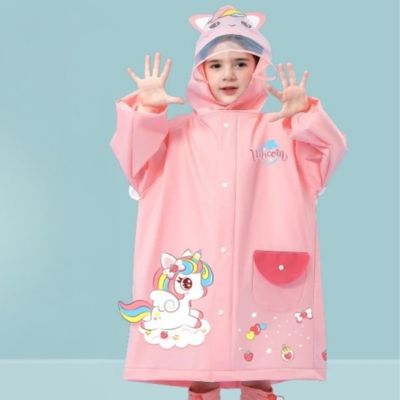 Poncho-de-pluie-enfant-étanche