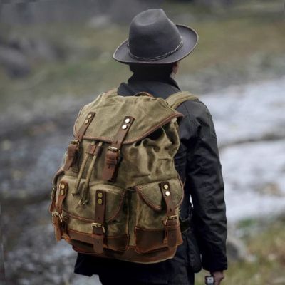 Sac-a-dos-cuir-homme-pluie