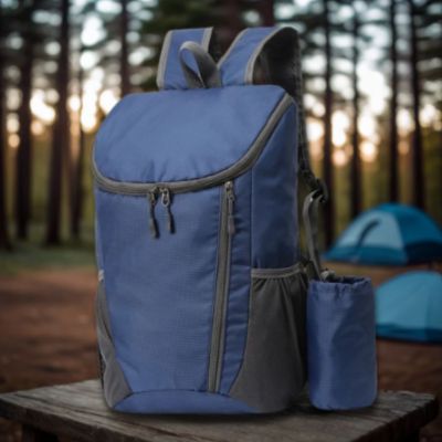 Sac-a-dos-imperméable-homme-pliable-bleu