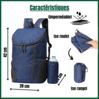 Sac-a-dos-imperméable-homme-pliable-caractéristiques