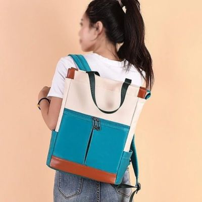 Sac à dos original femme | Bicolore