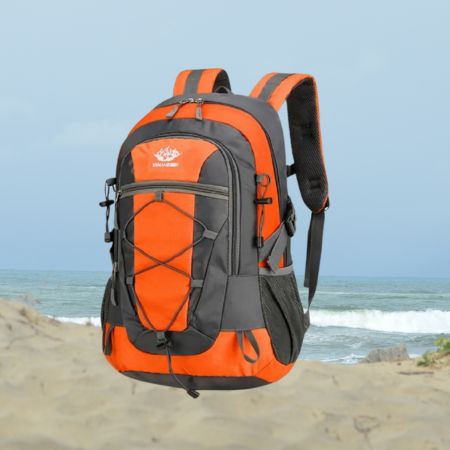 Sac-a-dos-30-litres-homme-imperméable-orange