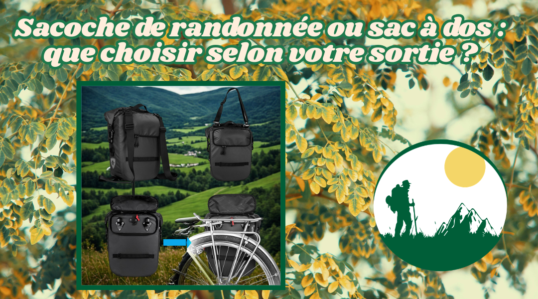 Sacoche de randonnée ou sac à dos : que choisir selon votre sortie ?