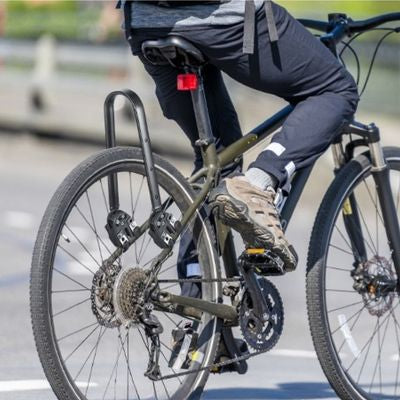 Arceau porte-bagages sacoche à vélo bien fixé