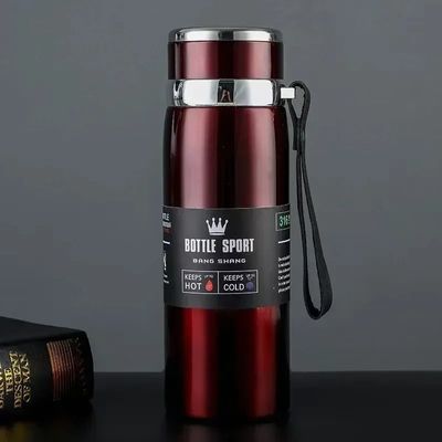 Bouteille isotherme 1 litre rouge 
