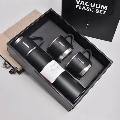 Coffret thermos avec tasse noir