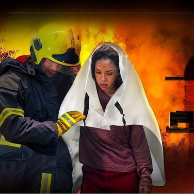 Couverture anti feu peut servir sauvetage
