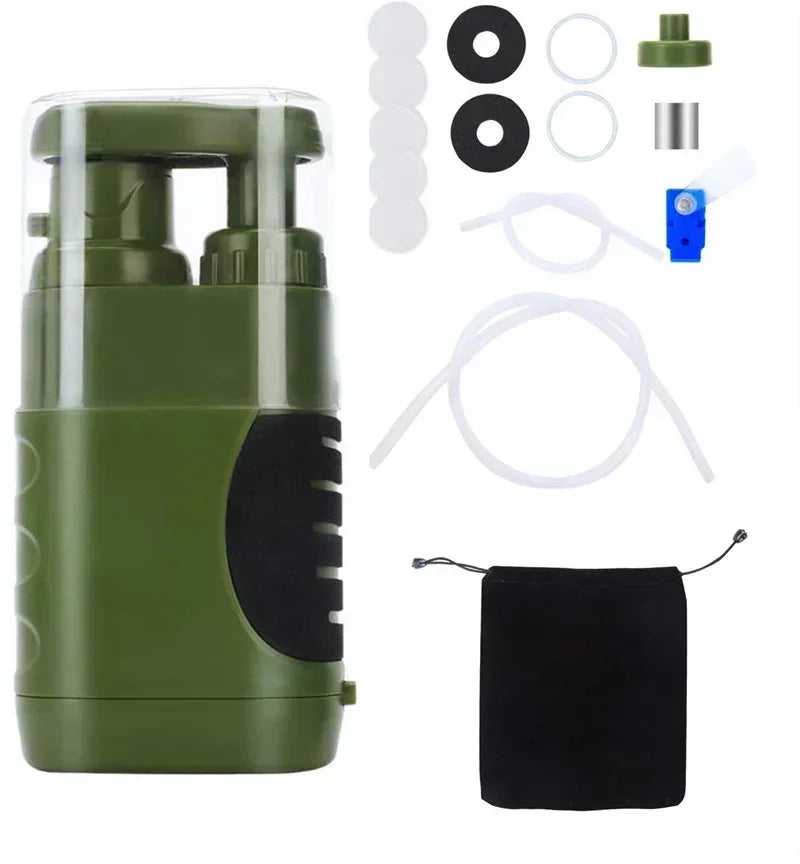 Ensemble filtre à eau portable
