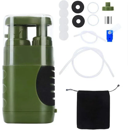 Ensemble filtre à eau portable