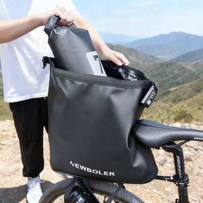 Ensemble porte bagage vélo sacoche grand volume
