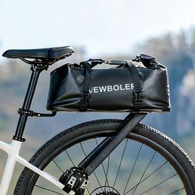 Ensemble porte bagage vélo sacoche très pratique
