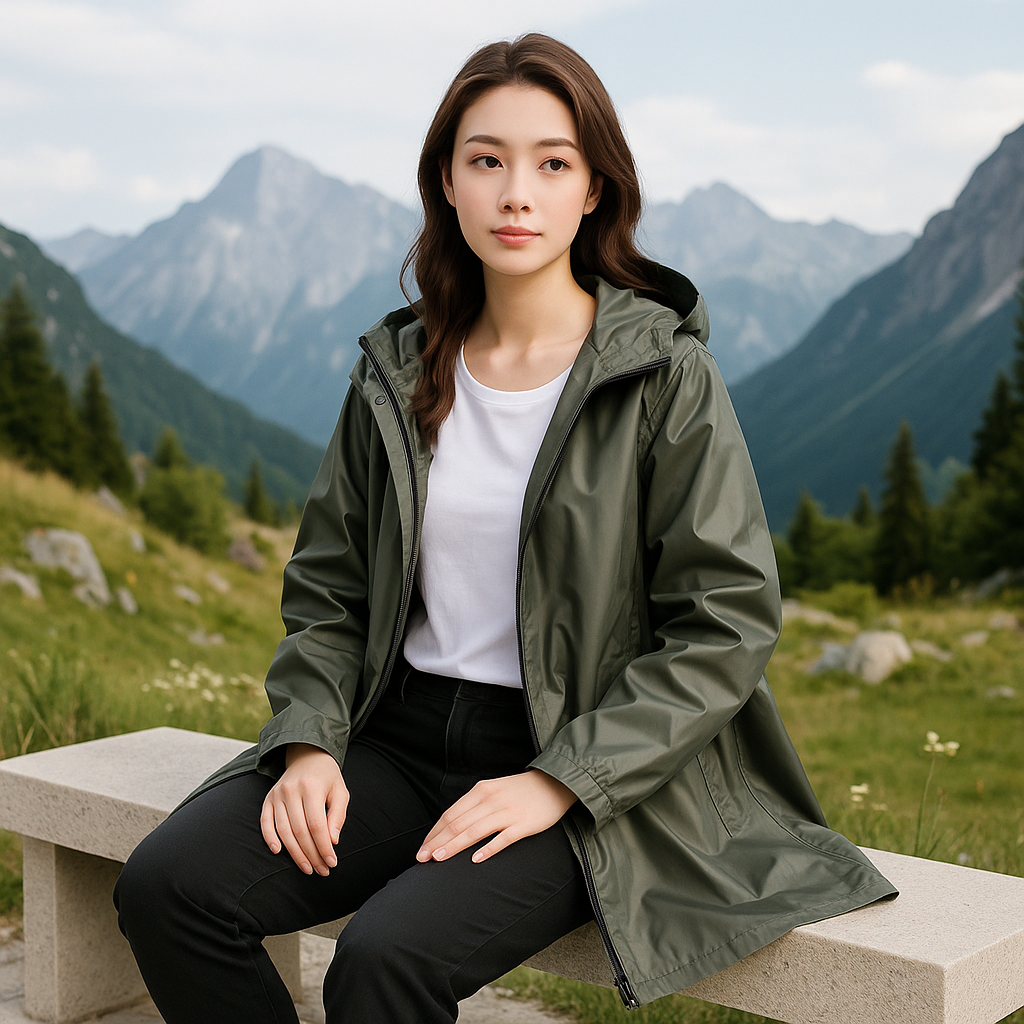 Cape de pluie femme | Respirante