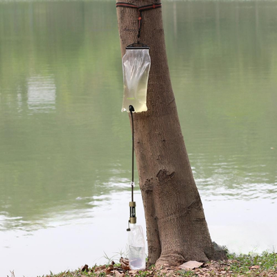 Filtre à eau par gravité complet fixé arbre