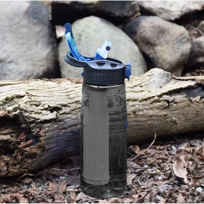 Gourde filtre eau variante noire