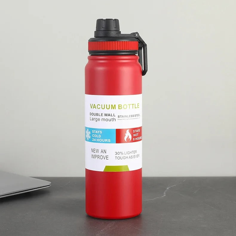 Gourde isotherme 1 litre rouge