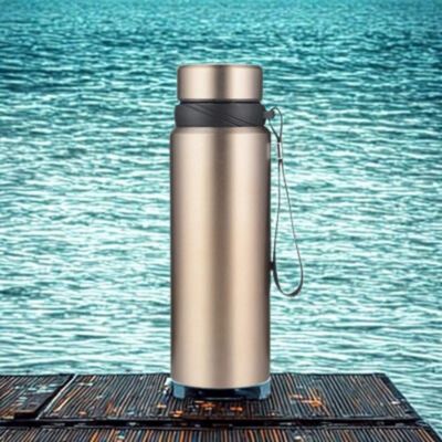 Gourde isotherme 1l dorée