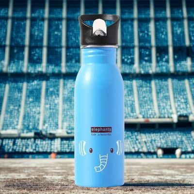 Gourde isotherme enfant sport bleue