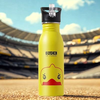 Gourde isotherme enfant sport jaune