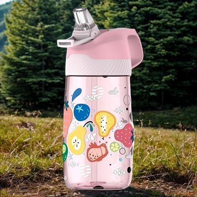 Gourde paille enfant fruits