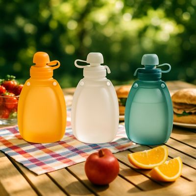 Gourde pour compote réutilisable pour goûter