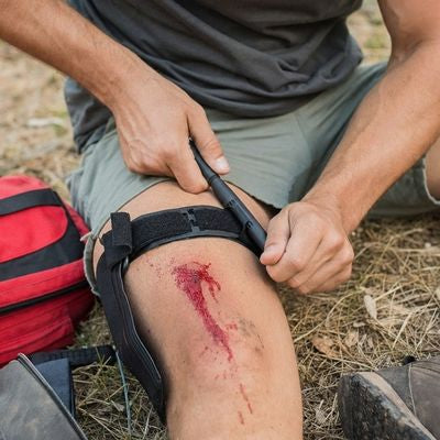 Grâce garrot trousse de secours randonnée homme bloque saignement