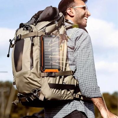 Homme batterie externe 20000mah attachée sac à dos