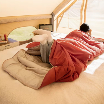 Homme plat ventre sac de couchage 0 degré lit caravane