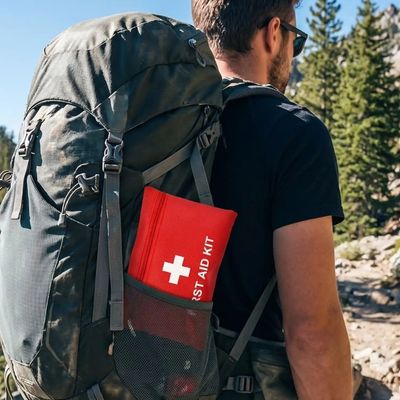 Homme trousse de secour compacte rangée poche filet sac