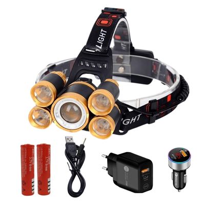 Lampe frontale puissante 20000 lumens pack entier