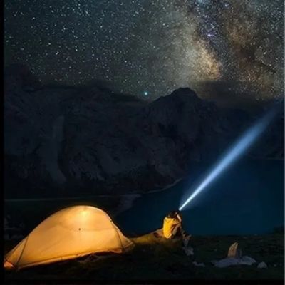 Lampe frontale rechargeable grande autonomie longue portée