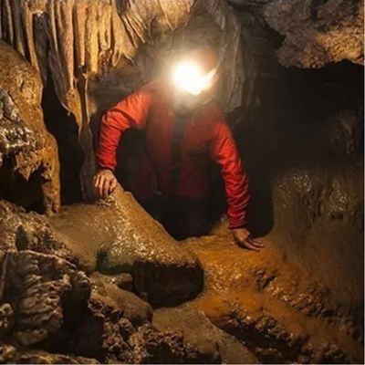 Lampe frontale rechargeable grande autonomie sous terre