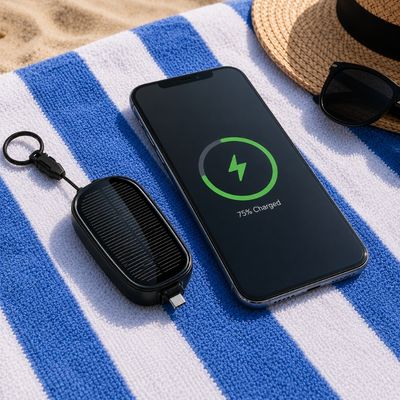Mini batterie externe utile partout même plage