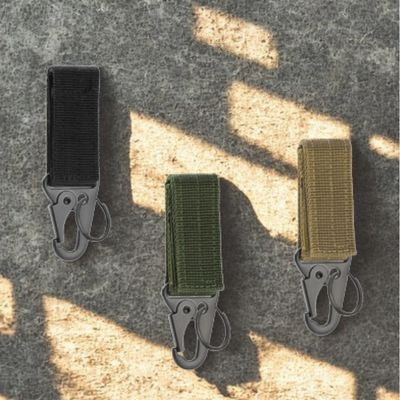 Mousqueton ceinture randonnée trois couleurs
