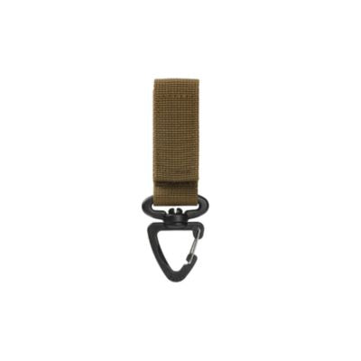Mousqueton crochet suspension système MOLLE kaki