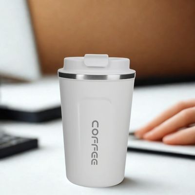 Mug isotherme café blanc
