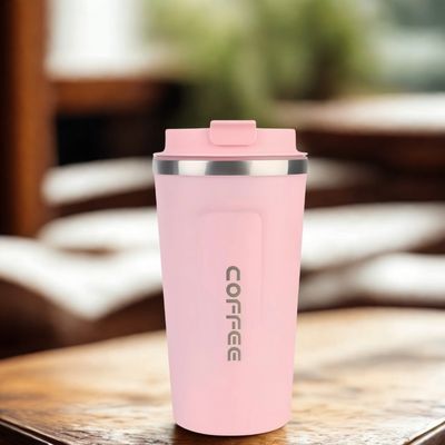 Mug isotherme café rose