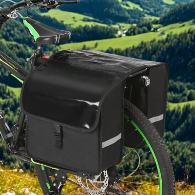 PORTE BAGAGE SACOCHE VELO SOMMETS VERTS
