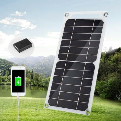 Panneau solaire camping pour charger téléphone