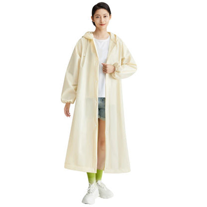 Poncho pour la pluie beige
