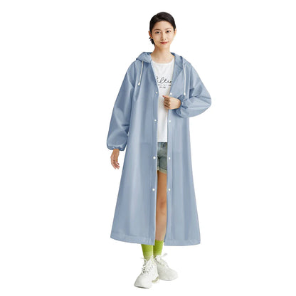 Poncho pour la pluie bleu