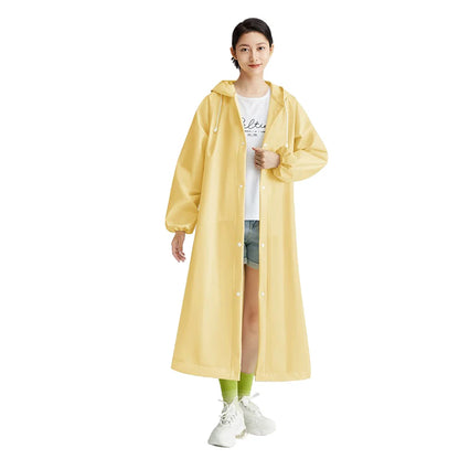 Poncho pour la pluie jaune