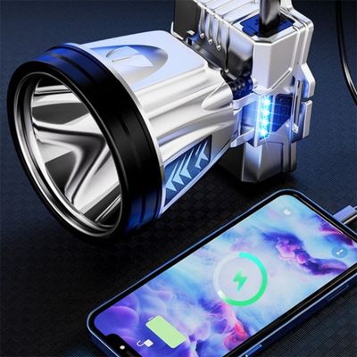 Puissante lampe frontale fonction recharge portable