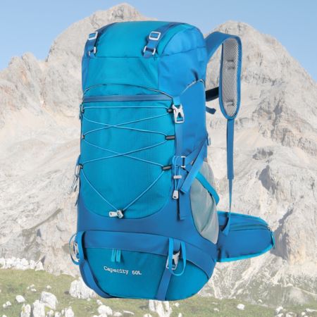 Sac à dos femme grand volume bleu ciel