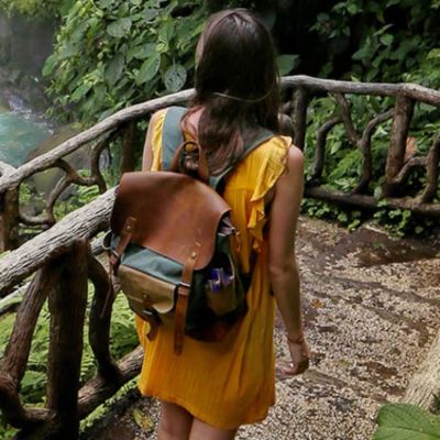 Sac-a-dos-femme-cuir-toile-vintage-rando