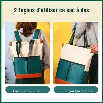 Sac à dos original femme | Bicolore