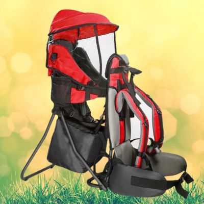 Sac-a-dos-porte-bébé-multi-protections-rouge